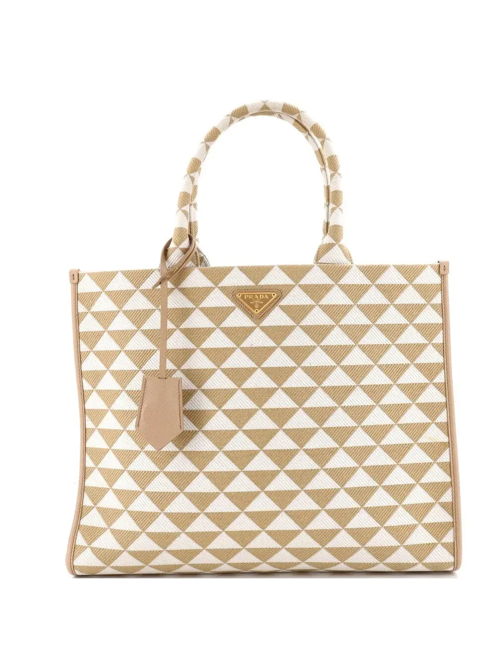 Prada Symbole Shopper Tote Jacquard #340485P22B
